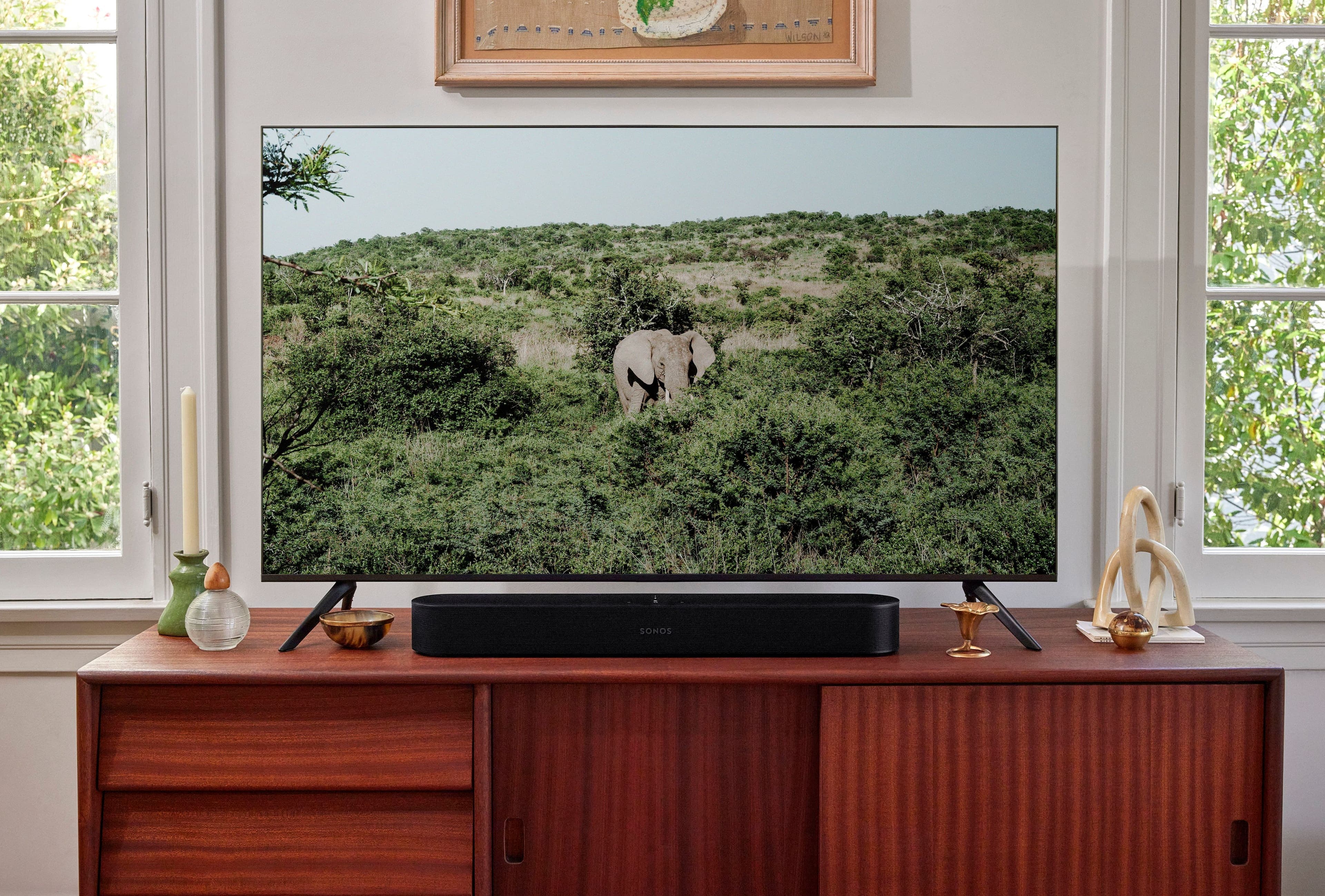 Sonos Beam (Gen 2) Dolby Atmos Smart Soundbar (Black) view 4