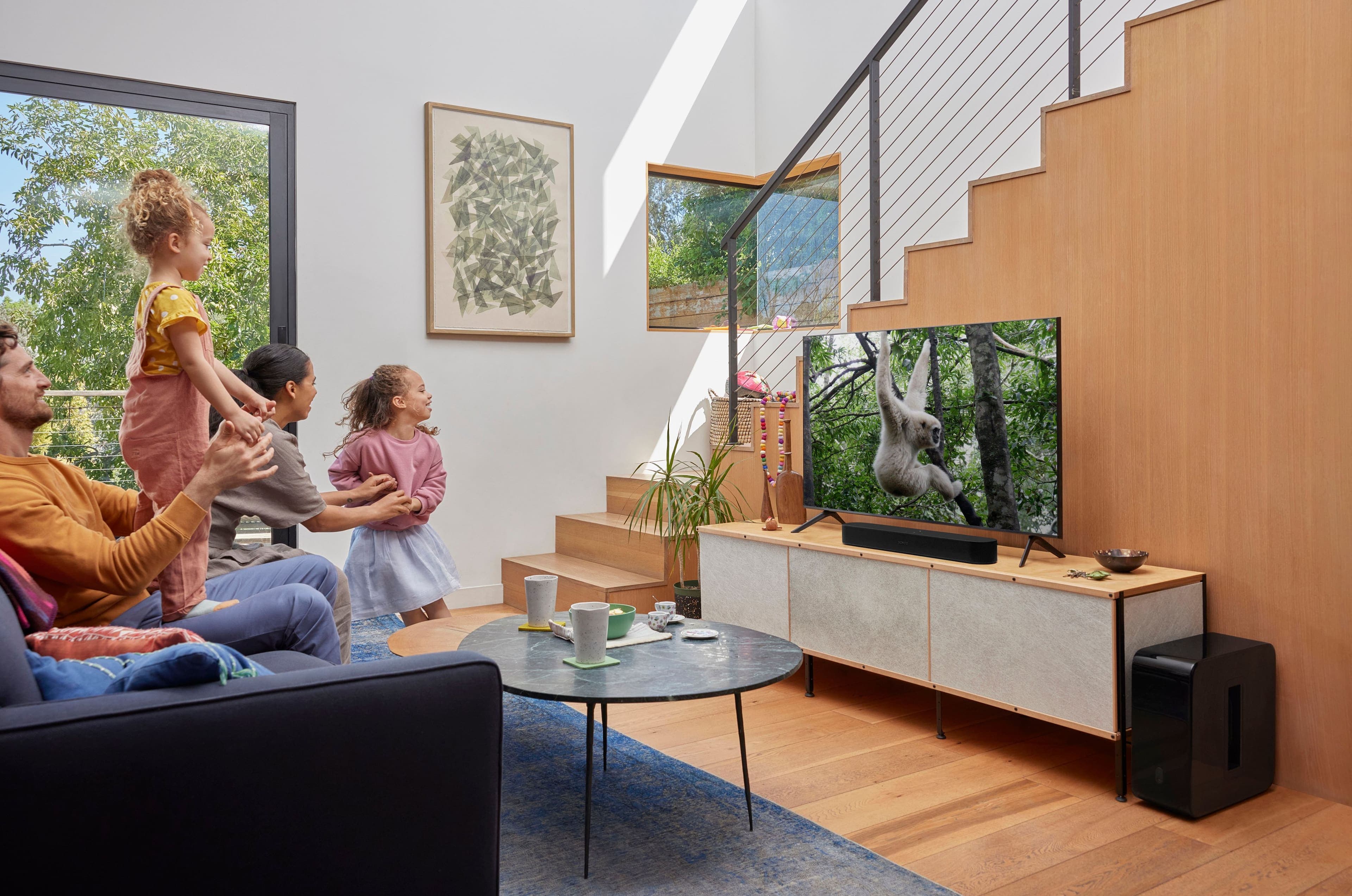 Sonos Beam (Gen 2) Dolby Atmos Smart Soundbar (Black) view 5