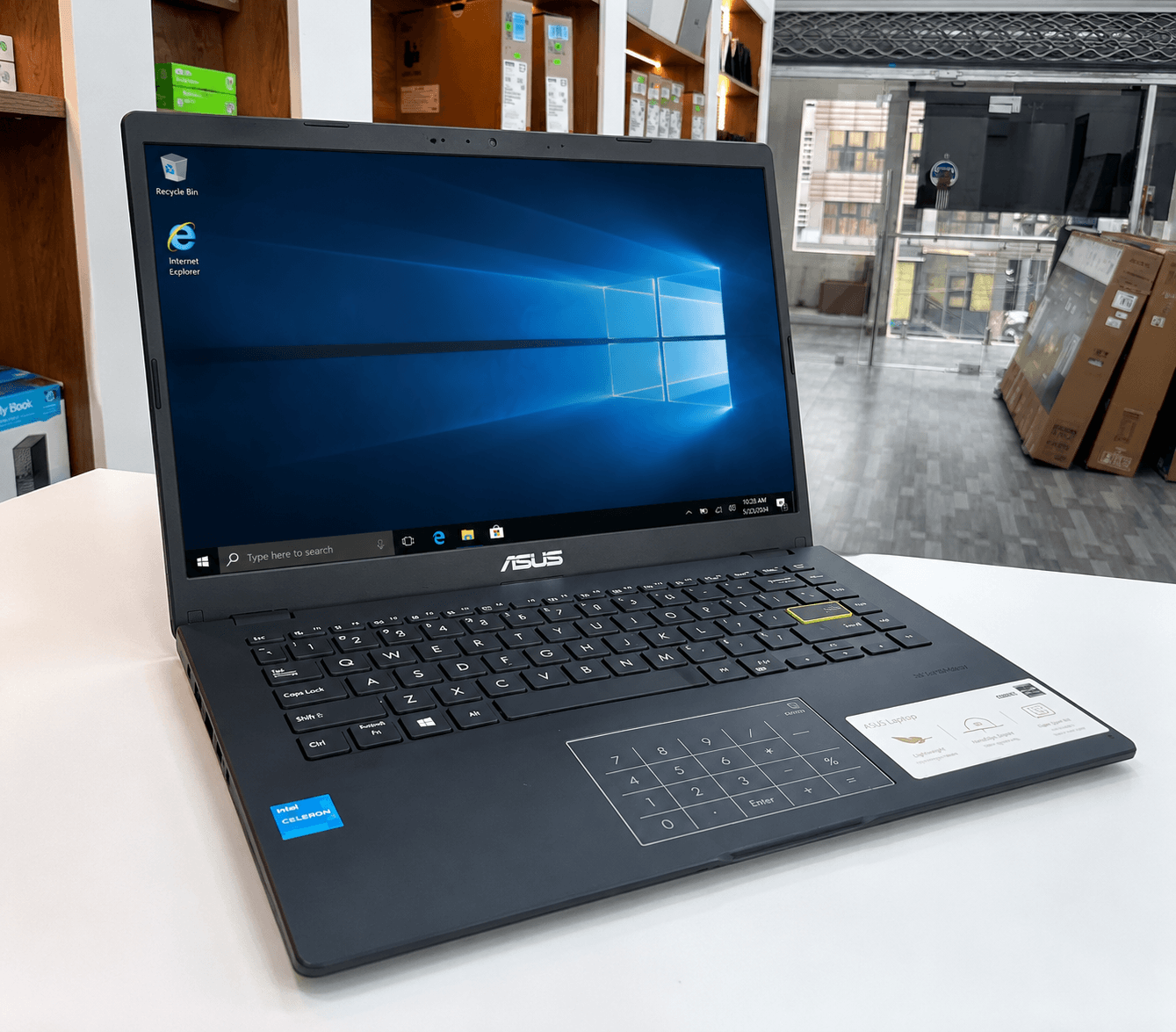 ASUS Vivobook Go 14 inch laptop — Intel Celeron, Black · Pre-Owned view 3