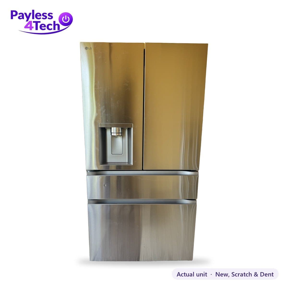 LG 810L · 214 gal (29 cu. ft.) 4-Door French Door Refrigerator with Ice & Water Dispenser (LF29S8330S) · New, Scratch & Dent view 5