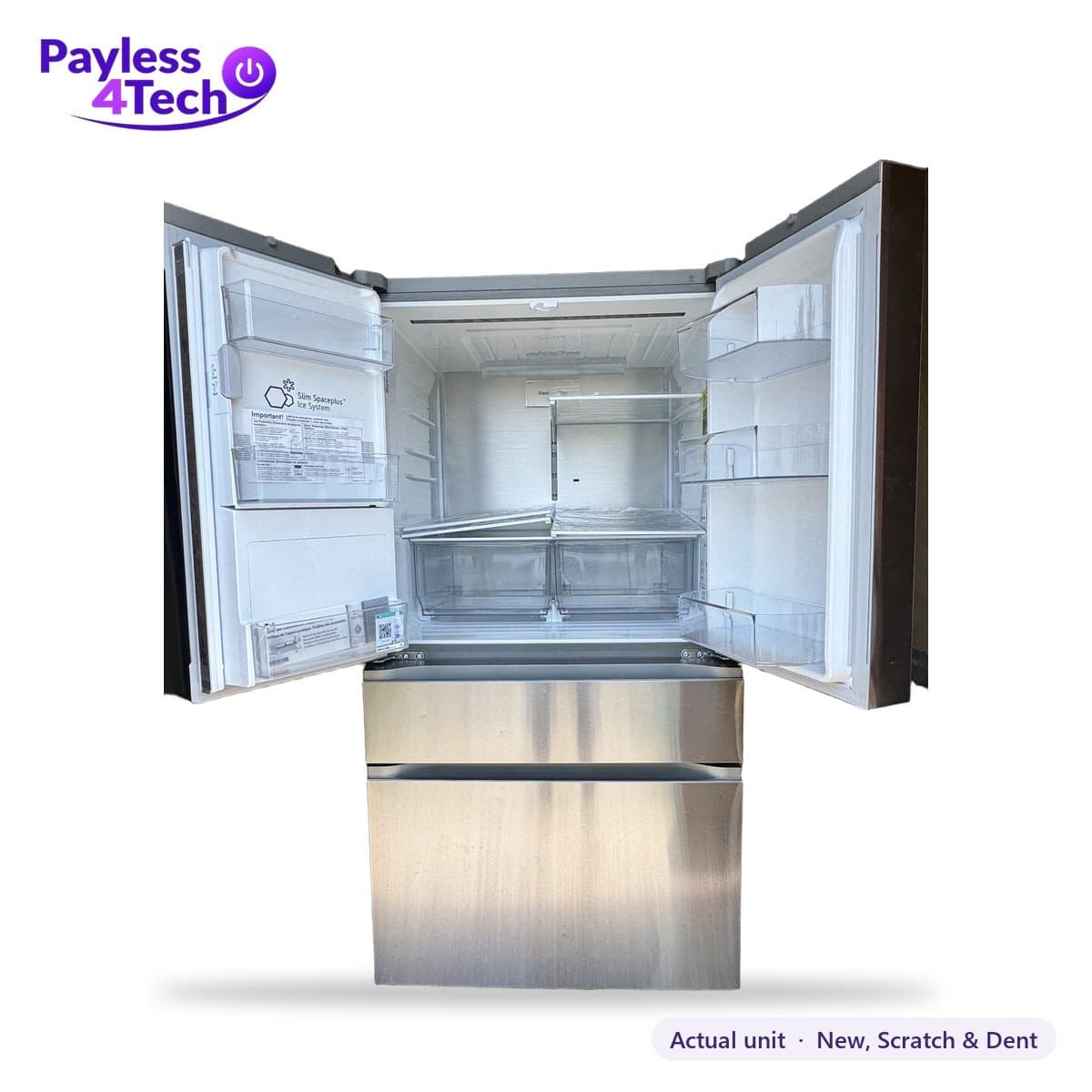 LG 810L · 214 gal (29 cu. ft.) 4-Door French Door Refrigerator with Ice & Water Dispenser (LF29S8330S) · New, Scratch & Dent view 7