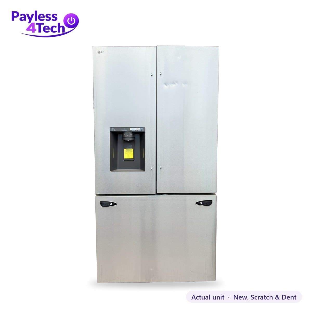 LG 869L · 230 gal (31 cu. ft.) French Door Refrigerator with Ice & Water Dispenser (LRFXS3106S) · New, Scratch & Dent view 5