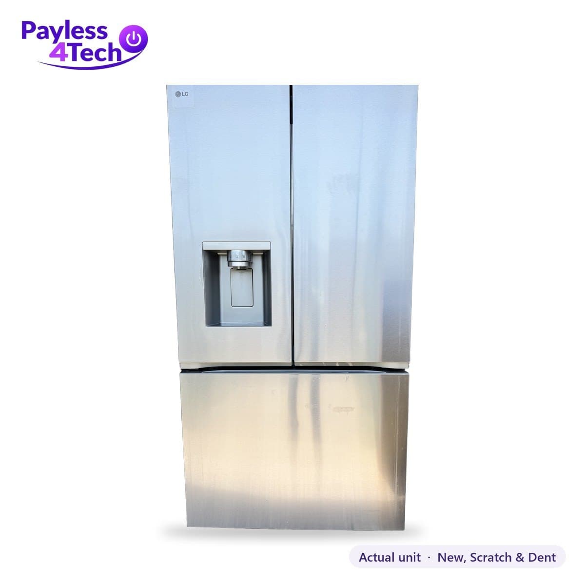 LG 722L · 191 gal (26 cu. ft.) Counter-Depth French Door Refrigerator with Ice & Water Dispenser (LRYXC2606S) · New, Scratch & Dent view 5