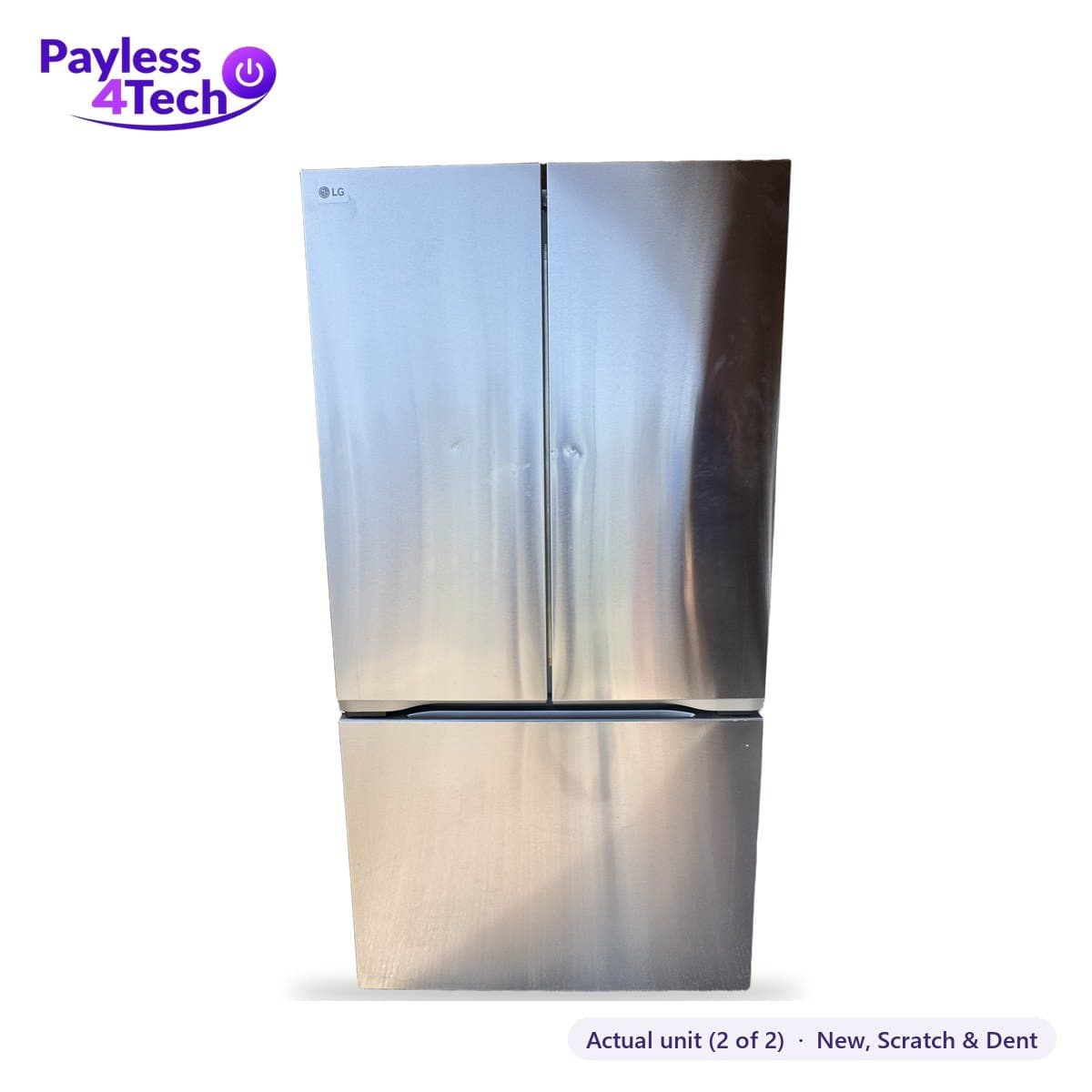 LG 711L · 188 gal (25 cu. ft.) Counter-Depth 3-Door French Door Refrigerator (LF25Z6211S) · New, Scratch & Dent view 8