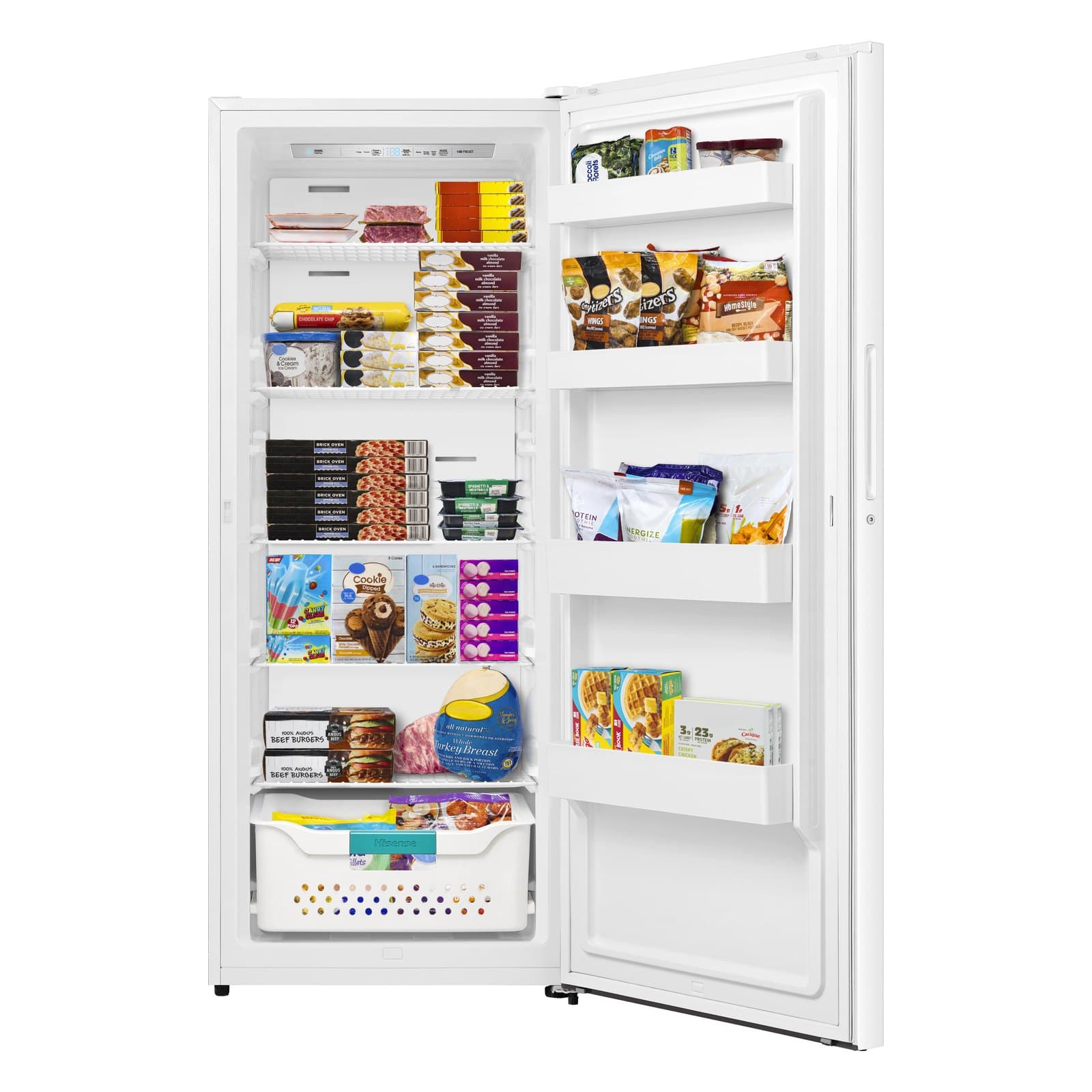 Hisense 385L · 102 gal (13.6 cu. ft.) Convertible Upright Freezer/Refrigerator (CFU14N6AWE) · New, Scratch & Dent view 4