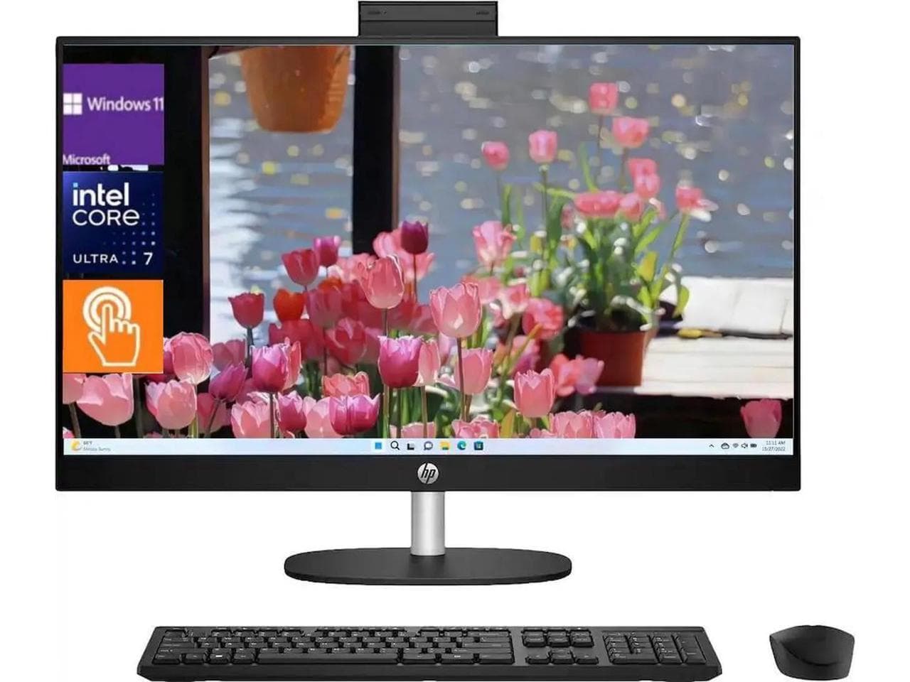 HP 27" All-in-One Touchscreen PC — Core Ultra 7 155U, 32GB / 1TB · Pre-Owned view 2