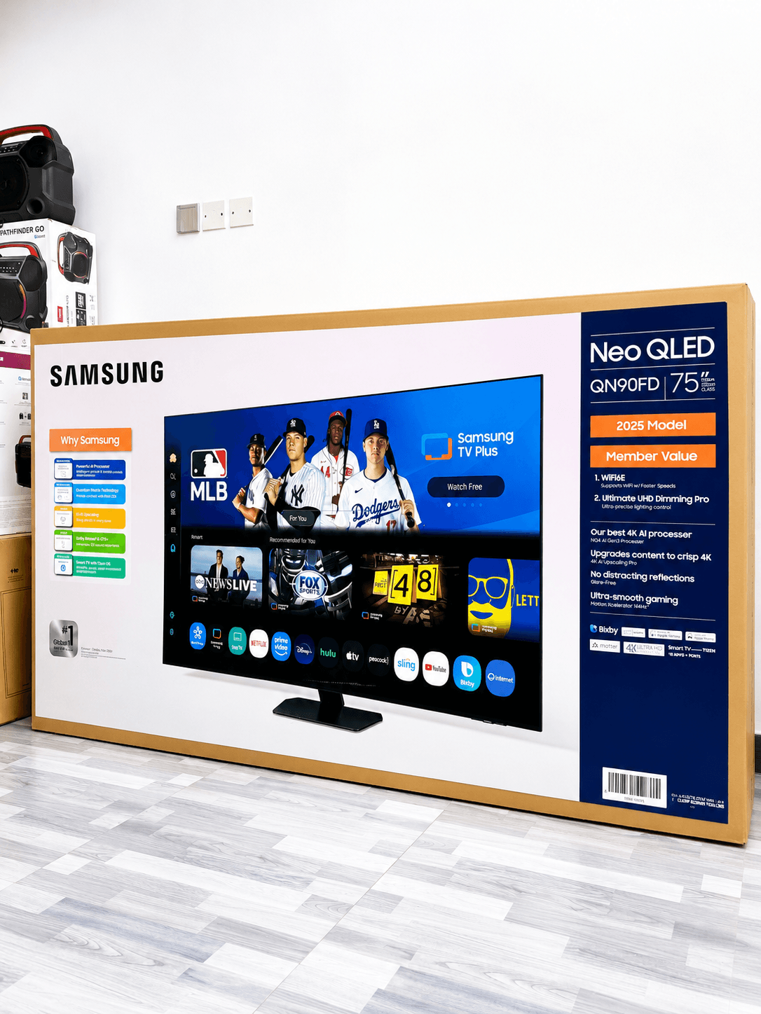 Samsung 75" QN90F Neo QLED 4K Smart TV (2025) view 3