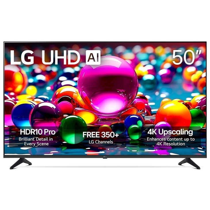 LG 50" UA7700 UHD 4K Smart TV (2025)